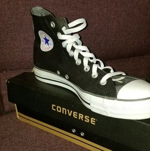 Converse Black and Charcoal Hi Top size 9